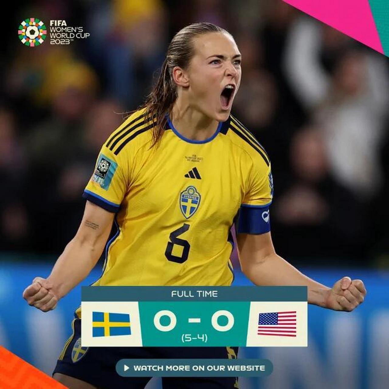 美国女足获胜,成功挺进世界杯半决赛 美国女足获胜,成功挺进世界杯半决赛